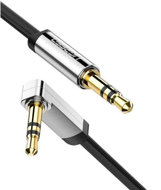 Cablu Audio Ugreen AV119 stereo 3.5 mm jack T/T  2m Negru thumb