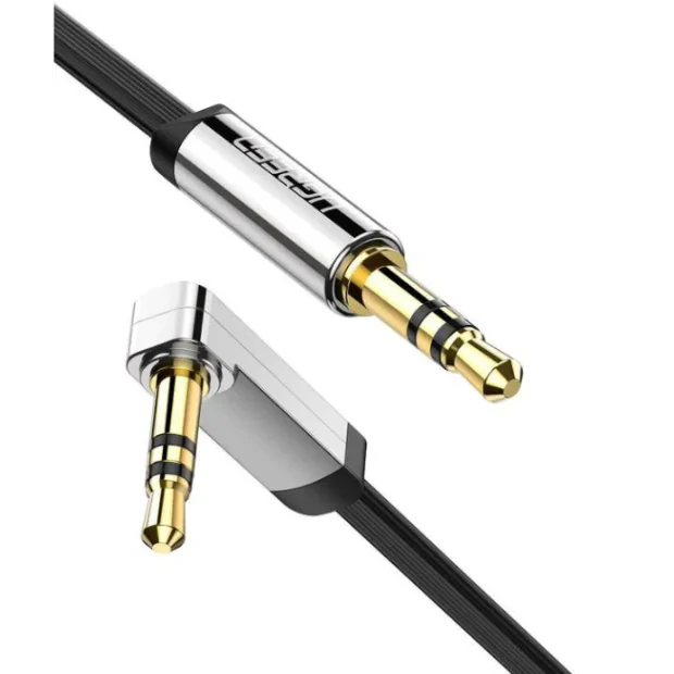 Cablu Audio Ugreen AV119 stereo 3.5 mm jack T/T  2m Negru