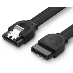 Cablu de date Ugreen US217 SATA 3(T) la SATA 3(T) 0.5m negru