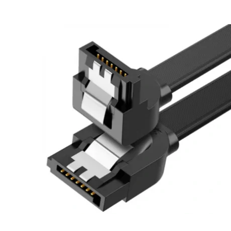 Cablu de date Ugreen US217 SATA 3(T) la SATA 3(T) 0.5m negru