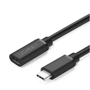 Cablu USB Type-C Ugreen ED008 USB Type-C (T) la USB Type-C (M) 0.5m negru