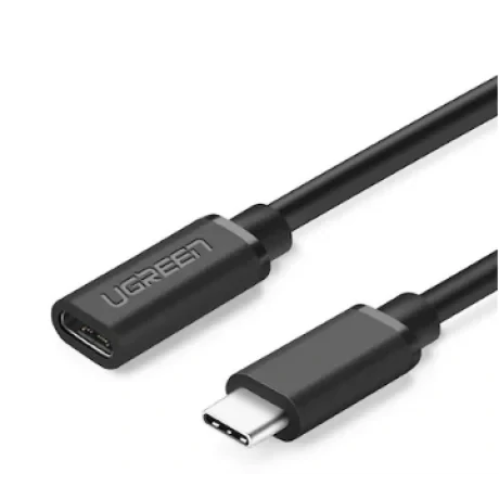 Cablu USB Type-C Ugreen ED008 USB Type-C (T) la USB Type-C (M) 0.5m negru