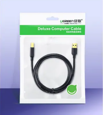 Cablu USB Ugreen US135 pentru imprimanta 3m negru thumb