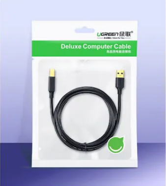 Cablu USB Ugreen US135 pentru imprimanta 5m negru thumb