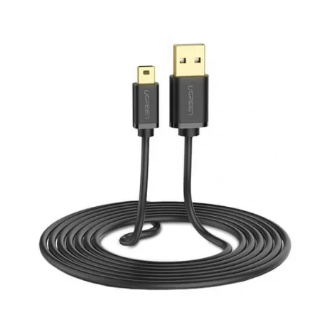 Cablu USB Ugreen US132 USB 2.0 (T) la Mini-USB (T) 5 Pin 1m Negru