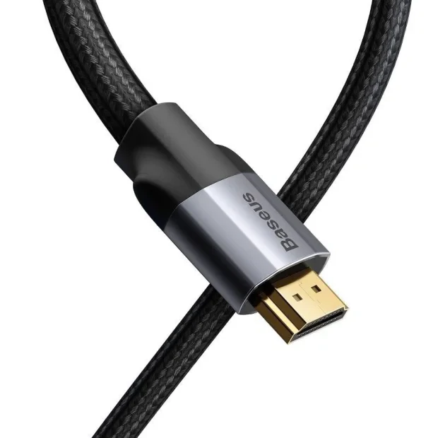 Cablu Video Baseus Enjoyment HDMI (T) la HDMI (T) 5m Gri