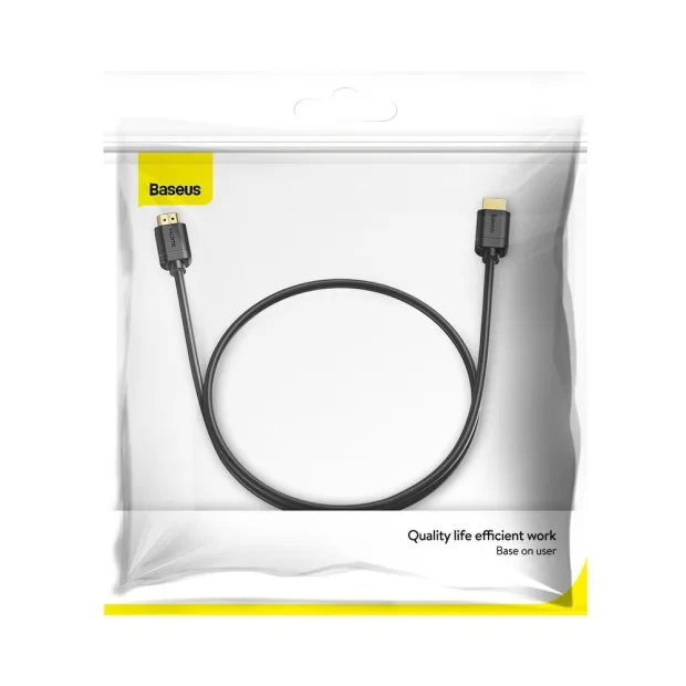 Cablu Video Baseus HD Series HDMI (T) la HDMI (T) 8m Negru