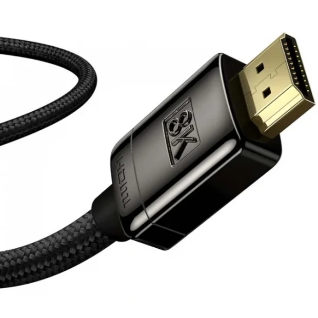 Cablu Video Baseus High Definition HDMI (T) la HDMI (T) braided 2m Negru