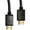 Cablu Video Baseus High Definition HDMI (T) la HDMI (T) braided 2m Negru