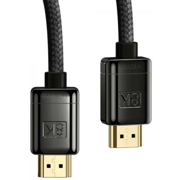 Cablu Video Baseus High Definition HDMI (T) la HDMI (T) braided 2m Negru