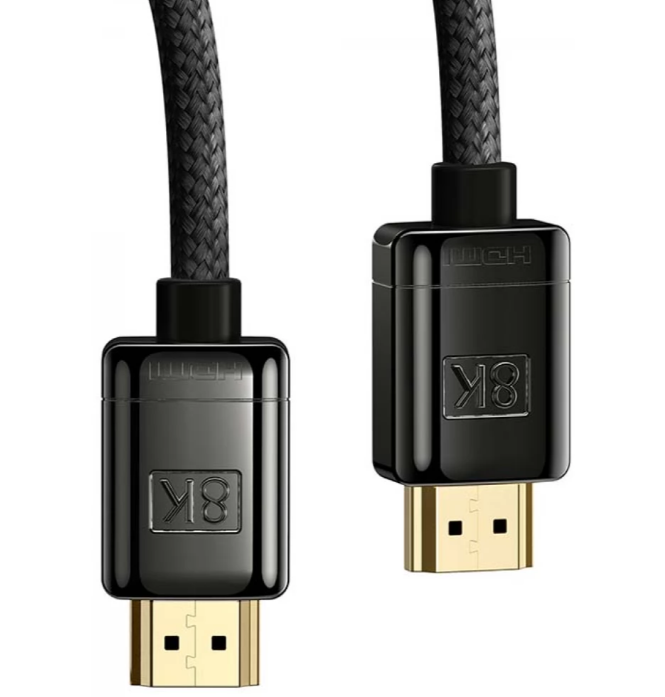 Cablu Video Baseus High Definition HDMI (T) la HDMI (T) braided 1m Negru thumb