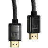 Cablu Video Baseus High Definition HDMI (T) la HDMI (T) braided 1m Negru