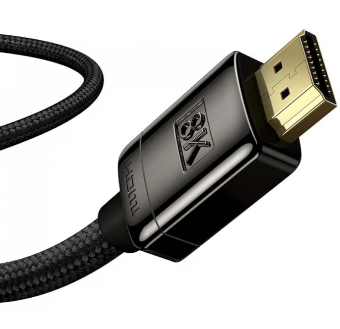 Cablu Video Baseus High Definition HDMI (T) la HDMI (T) braided 1m Negru thumb