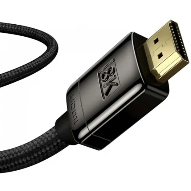 Cablu Video Baseus High Definition HDMI (T) la HDMI (T) braided 1m Negru
