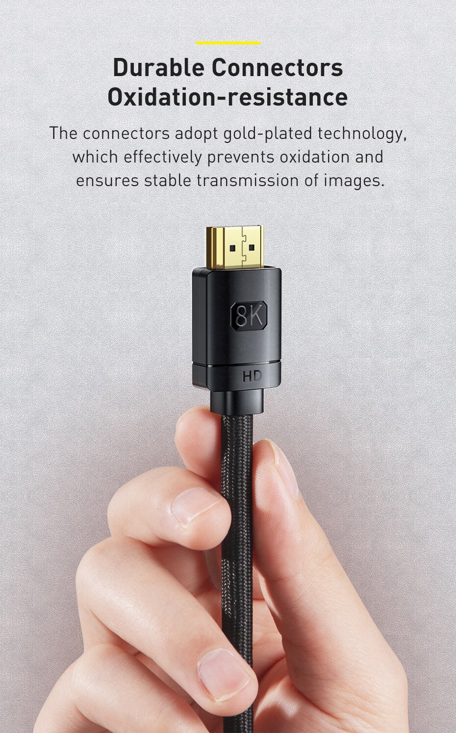 Cablu Video Baseus High Definition HDMI (T) la HDMI (T) 3m Negru thumb