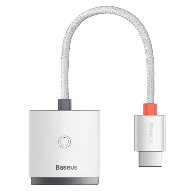 Cablu Video Baseus Lite HDMI (T) la 1 x VGA (M) 0.20m Alb