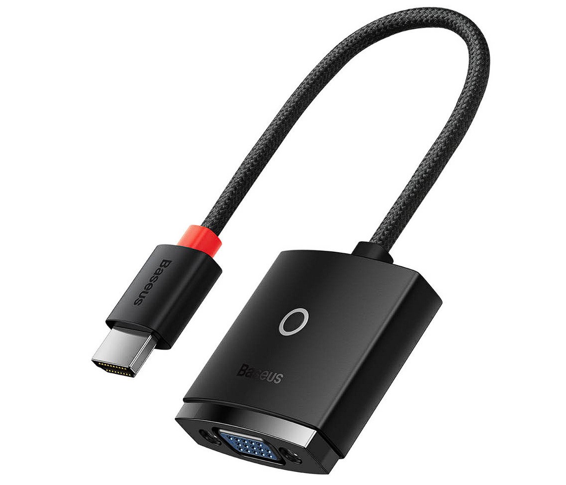 Cablu Video Baseus Lite HDMI (T) la 1 x VGA (M) 0.20m Negru thumb