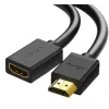 Cablu video prelungitor Ugreen HD107 HDMI (T) la HDMI (M) 3m negru