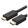 Cablu video Ugreen DP101 DP (T) la HDMI (T) 1.5m negru