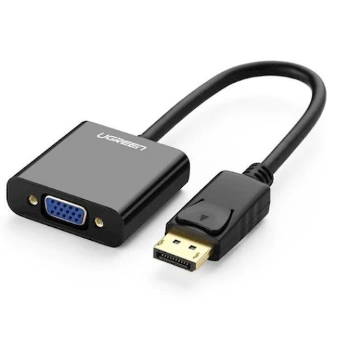 Cablu video Ugreen DP109 DP (T) la 1 x VGA (M) 0.25m negru thumb