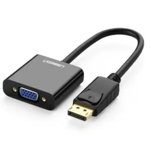 Cablu video Ugreen DP109 DP (T) la 1 x VGA (M) 0.25m negru