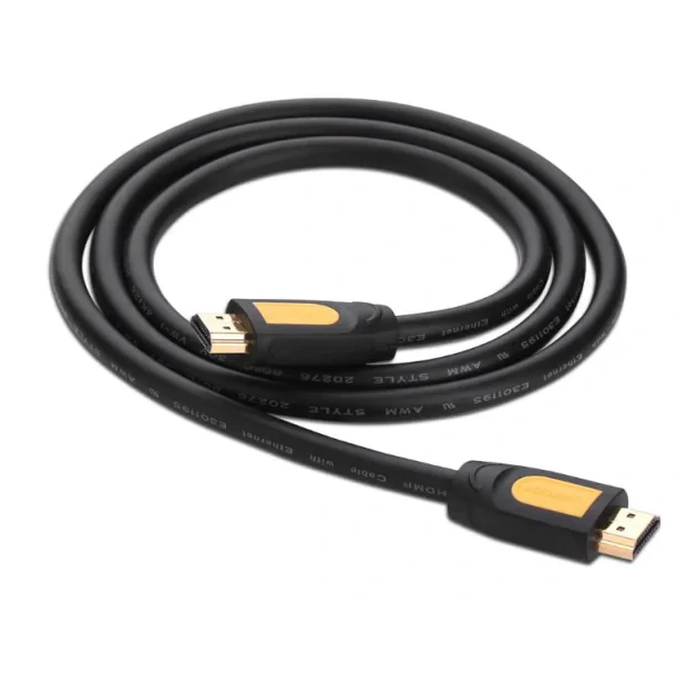 Cablu video Ugreen HD101 HDMI (T) la HDMI (T) 5m negru + galben