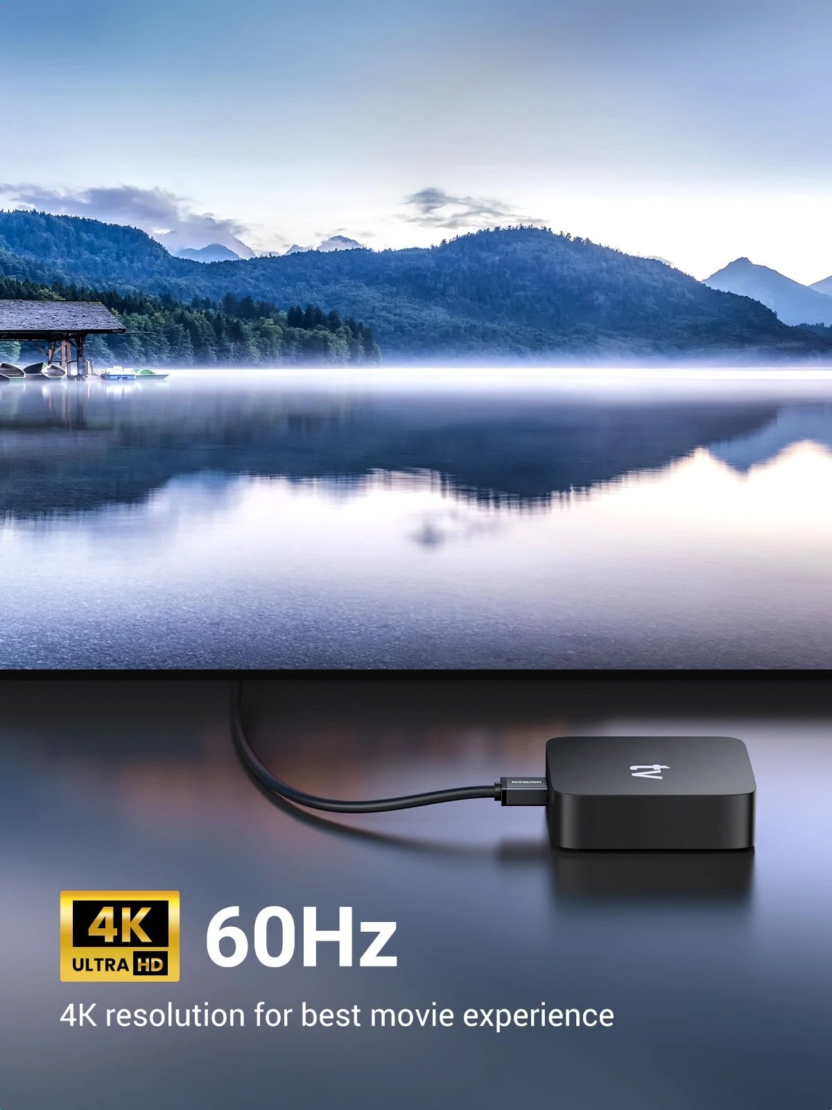 Cablu video Ugreen HD103 HDMI (T) la HDMI (T) 2m negru thumb