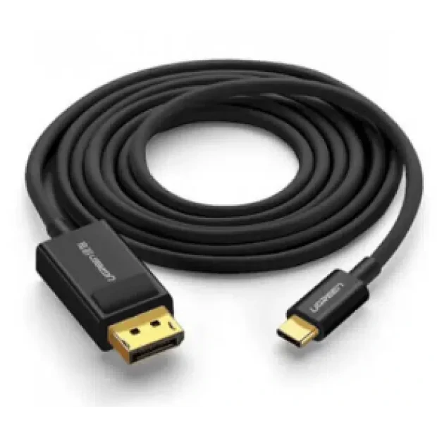 Cablu video Ugreen MM139 USB Type-C (T) la DisplayPort (T) 1.5m negru