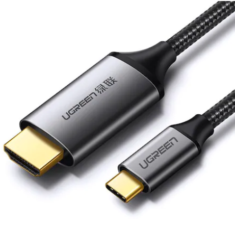 Cablu video Ugreen MM142 USB Type-C (T) la HDMI (T) 1.5m negru thumb
