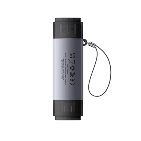Card Reader Extern Baseus Lite USB 3.0 si USB Type-C Gri