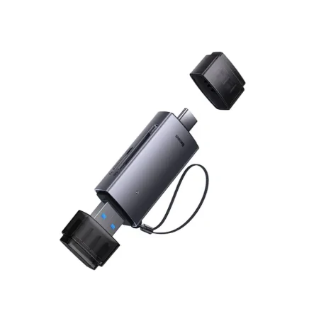 Card Reader Extern Baseus Lite USB 3.0 si USB Type-C Gri