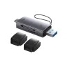Card Reader Extern Baseus Lite USB 3.0 si USB Type-C Gri
