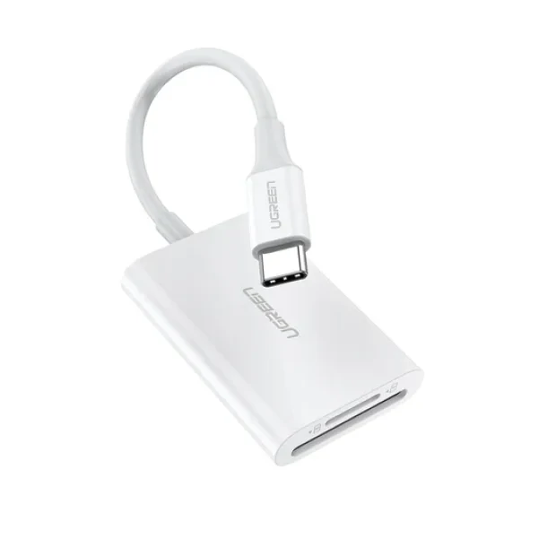 Card reader extern Ugreen CM265 USB Type-C alb