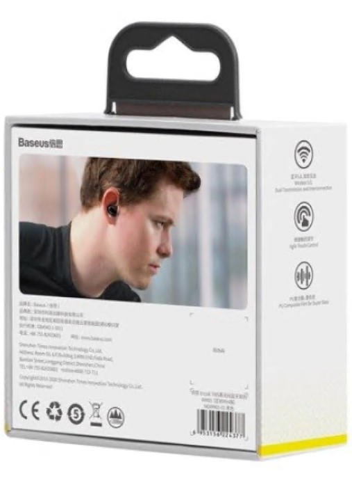 Casti Baseus Encok Bluetooth 5.0 Negru thumb
