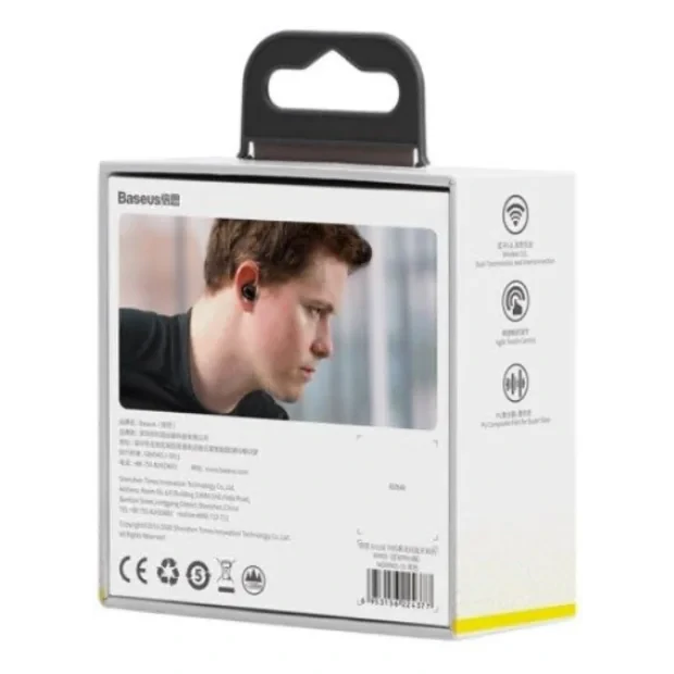 Casti Baseus Encok Bluetooth 5.0 Negru