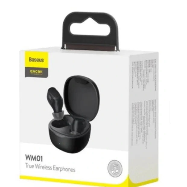 Casti Baseus Encok Bluetooth 5.0 Negru