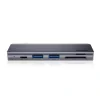 Docking Station Baseus conectare PC USB Type-C USB 3.0 x 2 USB Type C x 1 PD 20V 3A Card reader SD x 1 micro SD x 1 Gri