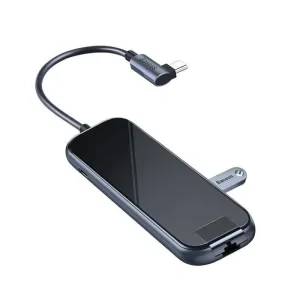 Docking Station Baseus conectare PC USB Type-C USB 3.0 x 3 USB Type C x 1 PD 20V 3A HDMI x 1 1 x Gigabit RJ-45 Negru