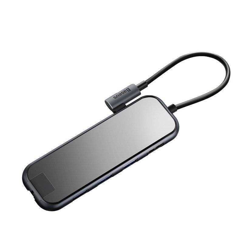 Docking Station Baseus conectare PC USB Type-C USB 3.0 x 3 USB Type C x 1 PD 20V 3A HDMI x 1 1 x Gigabit RJ-45 Negru thumb
