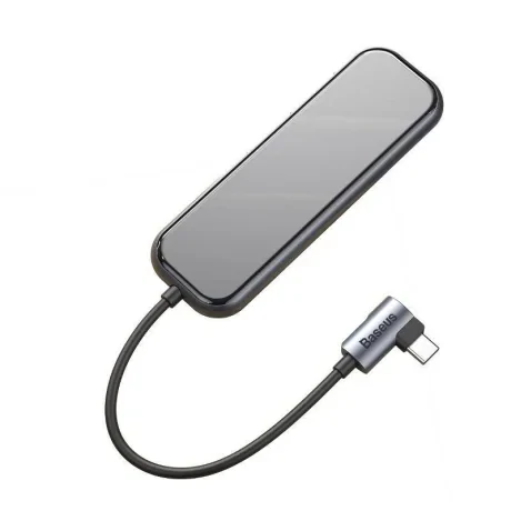Docking Station Baseus conectare PC USB Type-C USB 3.0 x 3 USB Type C x 1 PD 20V 3A HDMI x 1 Gri