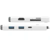 Docking Station Baseus Lite conectare PC USB Type-C USB 3.0 x 2 USB Type C x 1 HDMI x 1 Alb