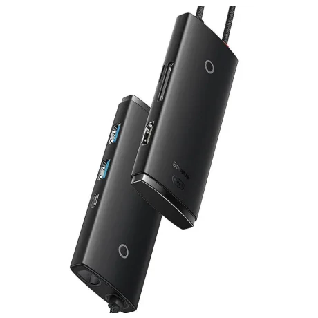 Docking Station Baseus Lite conectare PC USB Type-C USB 3.0 x 2 USB Type C x 1 HDMI x 1 Negru