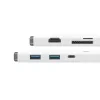 Docking Station Baseus Lite, conectare PC USB Type-C USB 3.0 x 2 USB Type C x 1 PD HDMI x 1 Alb