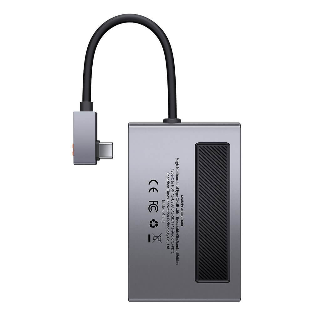 Docking Station Baseus Magic Multifunctional conectare PC USB Type-C USB 3.0 x 1 USB PD 100W Gri thumb