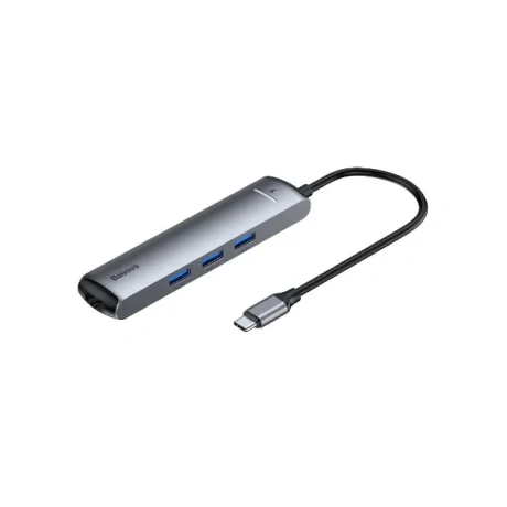 Docking Station Baseus Mechanical Eye conectare PC USB Type-C USB 3.0 x 3 USB Type C x 1 PD 87W HDMI x 1 Gri
