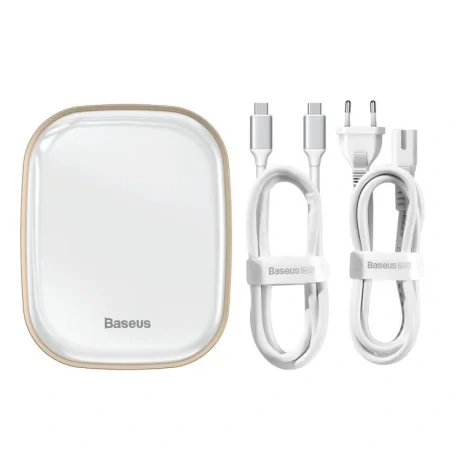 Docking Station Baseus Multifunctional conectare PC USB Type-C USB 3.0 x 2 USB Type-C x 1 PD 45W HDMI x 1 Alb