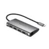 Docking station Ugreen CM121 conectare PC USB Type-C USB 3.0 x 3 gri