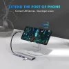 Docking station Ugreen CM136 conectare PC USB Type-C USB 3.0 x 3 gri