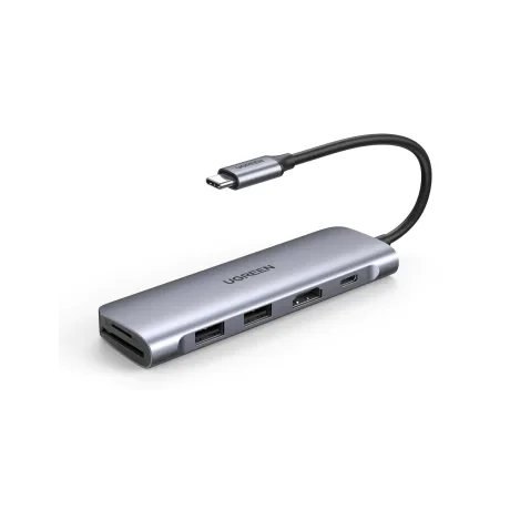 Docking station Ugreen CM195 conectare PC USB Type-C USB 3.0 x 2 gri