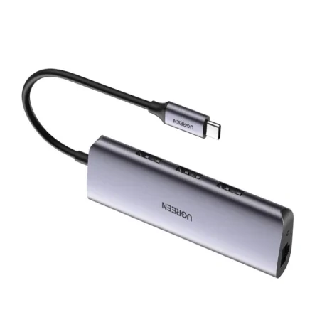Docking Station Ugreen CM252 conectare PC USB Type-C USB 3.0 x 3 gri